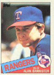 1985 Topps Baseball Cards      076      Alan Bannister